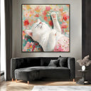 Quadro Stampa su Tela Calma Bianca - CupidoDesign