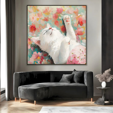 Quadro Stampa su Tela Calma Bianca - CupidoDesign