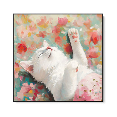 Quadro Stampa su Tela Calma Bianca - CupidoDesign