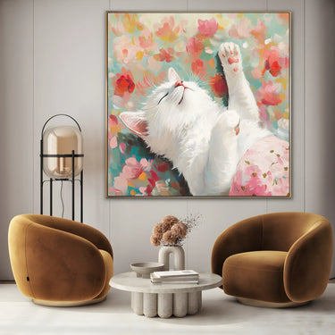 Quadro Stampa su Tela Calma Bianca - CupidoDesign