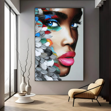 Quadro Stampa su Tela Calore Viso - CupidoDesign