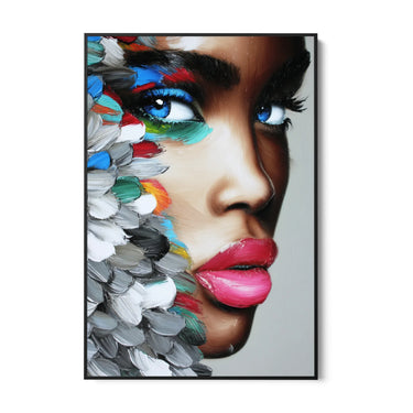 Quadro Stampa su Tela Calore Viso - CupidoDesign