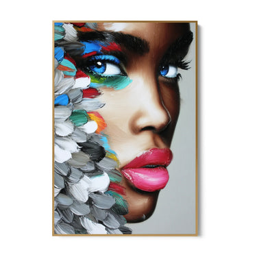 Quadro Stampa su Tela Calore Viso - CupidoDesign