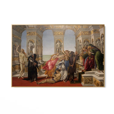Quadro Stampa su Tela Calunnia, Sandro Botticelli - CupidoDesign