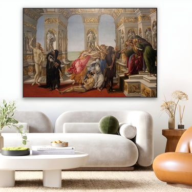 Quadro Stampa su Tela Calunnia, Sandro Botticelli - CupidoDesign