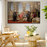 Quadro Stampa su Tela Calunnia, Sandro Botticelli - CupidoDesign