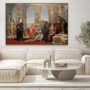 Quadro Stampa su Tela Calunnia, Sandro Botticelli - CupidoDesign