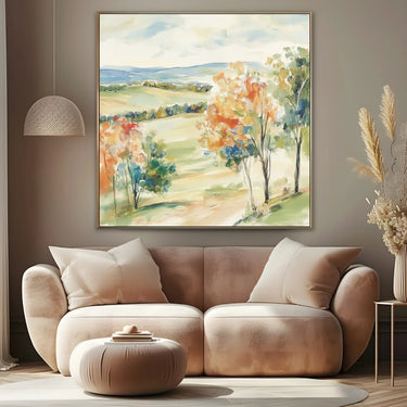 Quadro Stampa su Tela Campo Fiorito - CupidoDesign