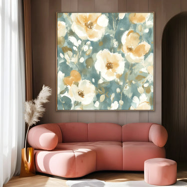 Quadro Stampa su Tela Campo Giallo - CupidoDesign