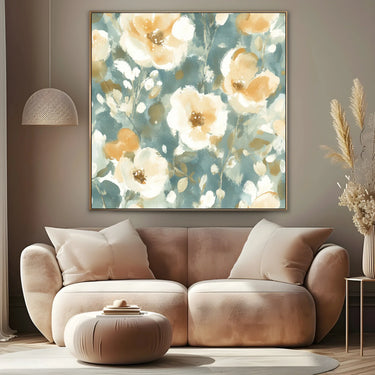 Quadro Stampa su Tela Campo Giallo - CupidoDesign