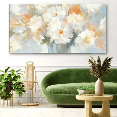 Quadro Stampa su Tela Campo di Margherite - CupidoDesign