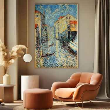 Quadro Stampa su Tela Canale a Venezia, Henri Edmond Cross - CupidoDesign