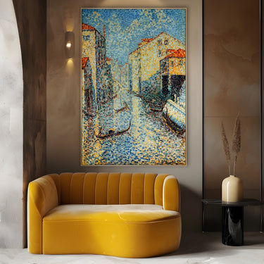 Quadro Stampa su Tela Canale a Venezia, Henri Edmond Cross - CupidoDesign