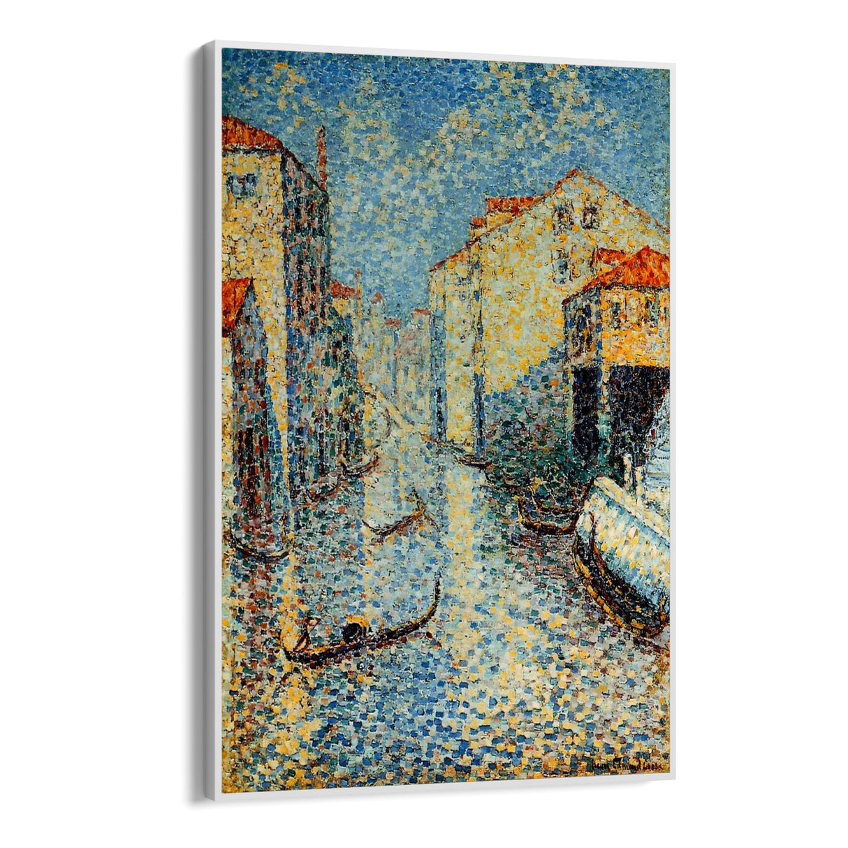 Quadro Stampa su Tela Canale a Venezia, Henri Edmond Cross - CupidoDesign