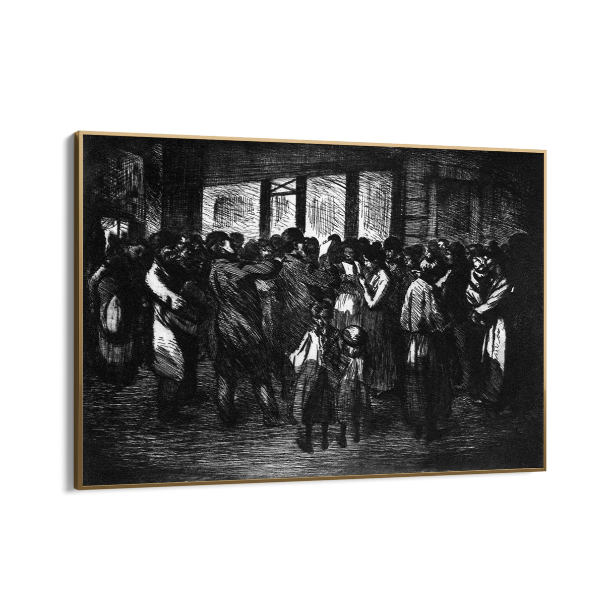 Quadro Stampa su Tela Cantanti di Strada, Theophile Steinlen - CupidoDesign