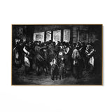 Quadro Stampa su Tela Cantanti di Strada, Theophile Steinlen - CupidoDesign