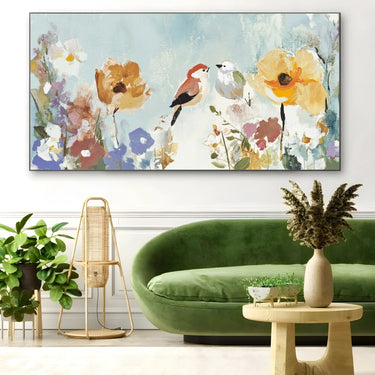 Quadro Stampa su Tela Canto tra i Fiori - CupidoDesign