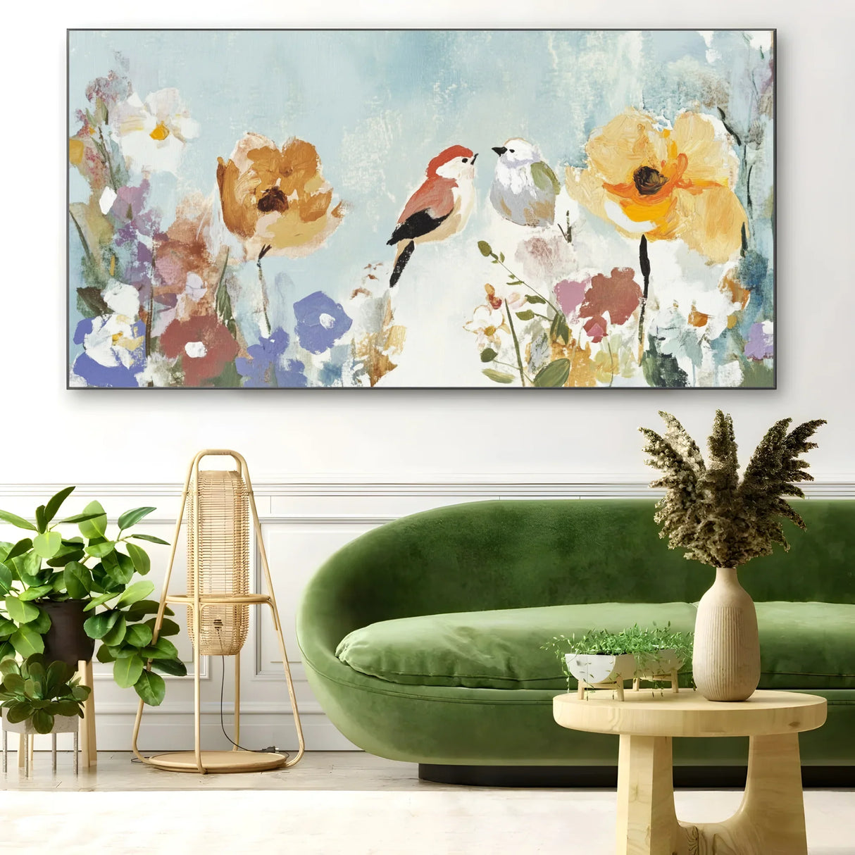 Quadro Stampa su Tela Canto tra i Fiori - CupidoDesign