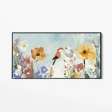 Quadro Stampa su Tela Canto tra i Fiori - CupidoDesign