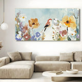 Quadro Stampa su Tela Canto tra i Fiori - CupidoDesign
