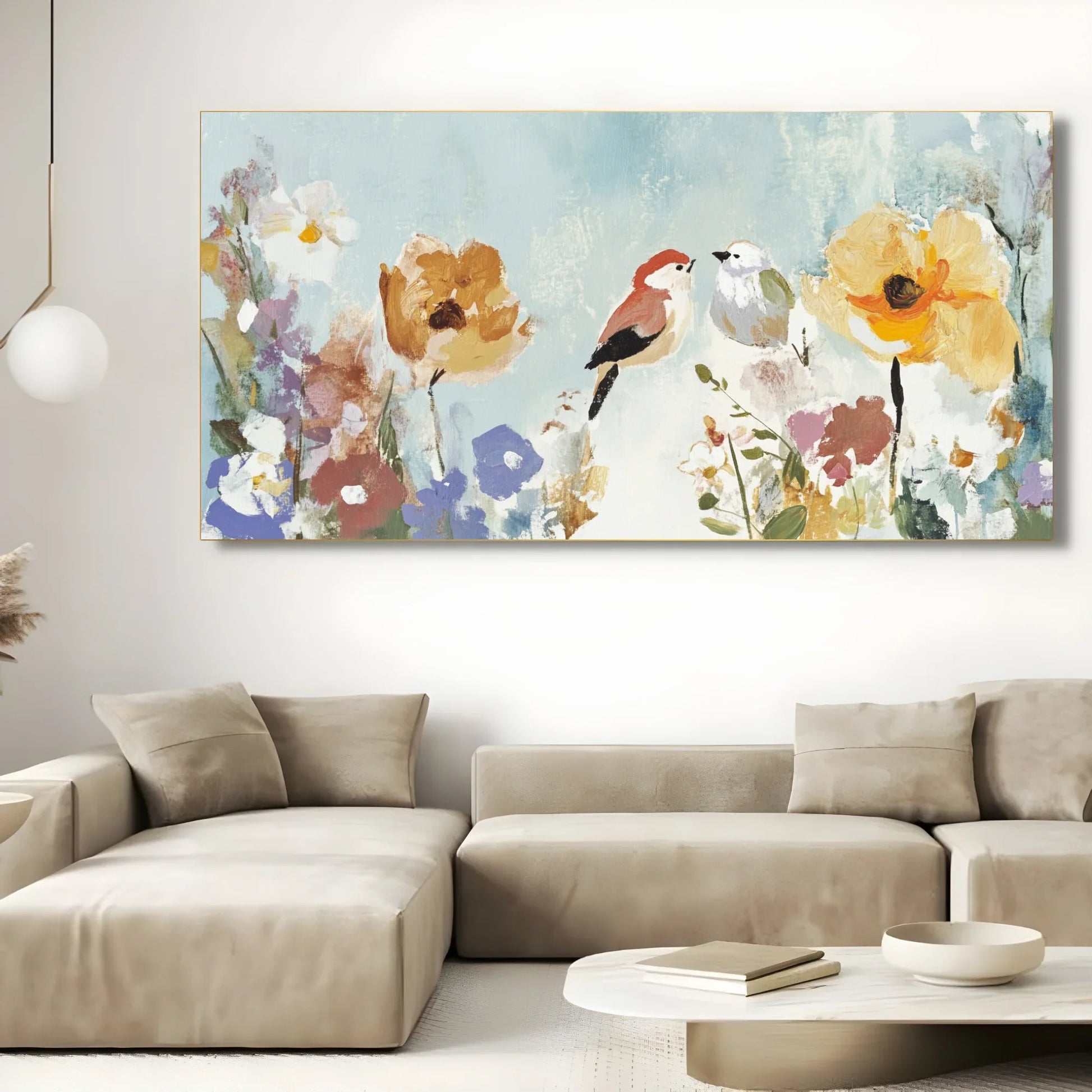 Quadro Stampa su Tela Canto tra i Fiori - CupidoDesign