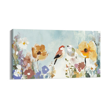 Quadro Stampa su Tela Canto tra i Fiori - CupidoDesign