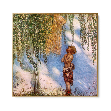 Quadro Stampa su Tela Capelli D'Oro, John Bauer - CupidoDesign