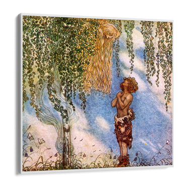 Quadro Stampa su Tela Capelli D'Oro, John Bauer - CupidoDesign