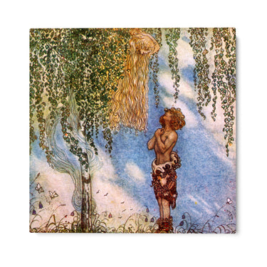 Quadro Stampa su Tela Capelli D'Oro, John Bauer - CupidoDesign