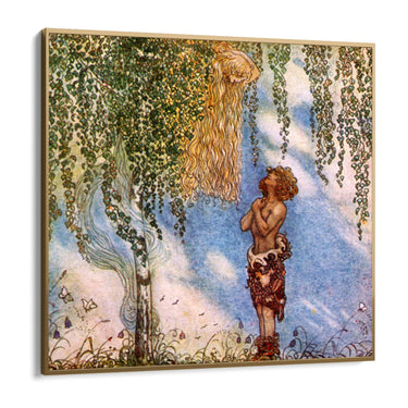 Quadro Stampa su Tela Capelli D'Oro, John Bauer - CupidoDesign