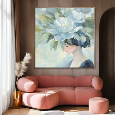 Quadro Stampa su Tela Capelli di Petalo - CupidoDesign