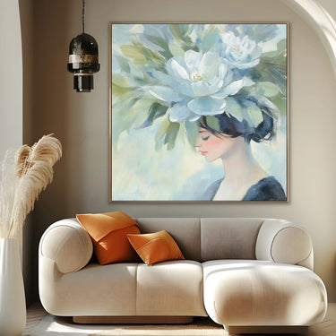 Quadro Stampa su Tela Capelli di Petalo - CupidoDesign