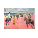 Quadro Stampa su Tela Cavalieri sulla spiaggia, Paul Gauguin - CupidoDesign