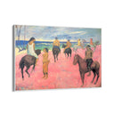 Quadro Stampa su Tela Cavalieri sulla spiaggia, Paul Gauguin - CupidoDesign