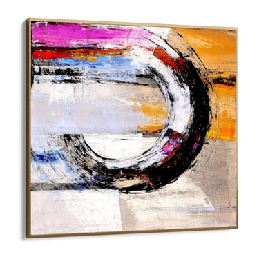 Quadro Stampa su Tela Cerchio Spezzato - CupidoDesign