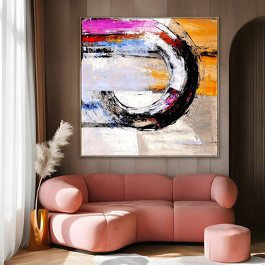 Quadro Stampa su Tela Cerchio Spezzato - CupidoDesign
