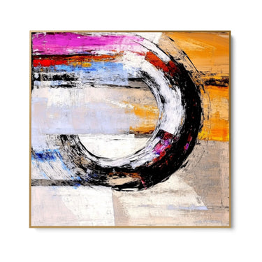 Quadro Stampa su Tela Cerchio Spezzato - CupidoDesign