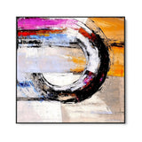 Quadro Stampa su Tela Cerchio Spezzato - CupidoDesign