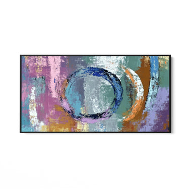 Quadro Stampa su Tela Cerchio Liquido - CupidoDesign