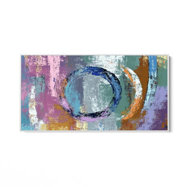 Quadro Stampa su Tela Cerchio Liquido - CupidoDesign