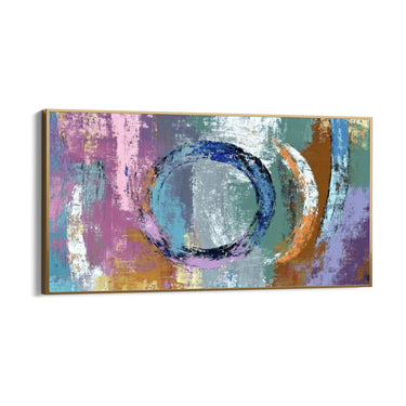 Quadro Stampa su Tela Cerchio Liquido - CupidoDesign