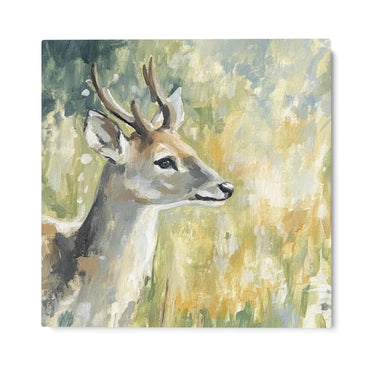 Quadro Stampa su Tela Cervo Silenzioso - CupidoDesign