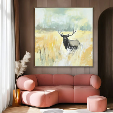 Quadro Stampa su Tela Cervo nel Sole - CupidoDesign