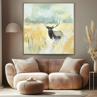 Quadro Stampa su Tela Cervo nel Sole - CupidoDesign