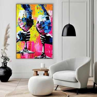 Quadro Stampa su Tela Cheers - CupidoDesign