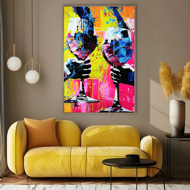 Quadro Stampa su Tela Cheers - CupidoDesign