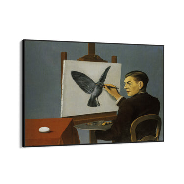 Quadro Stampa su Tela Chiaroveggenza, René Magritte - CupidoDesign