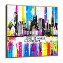 Quadro Stampa su Tela Città Pop - CupidoDesign