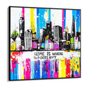Quadro Stampa su Tela Città Pop - CupidoDesign