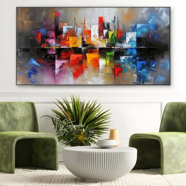 Quadro Stampa su Tela Città ideale - CupidoDesign